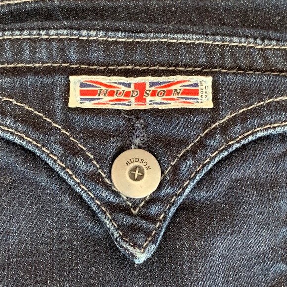 Hudson Jeans Signature Boot Cut Dark Indigo Sz 30 - Picture 4 of 7